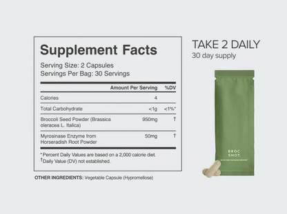 Broc Shot Capsules 30 Serving